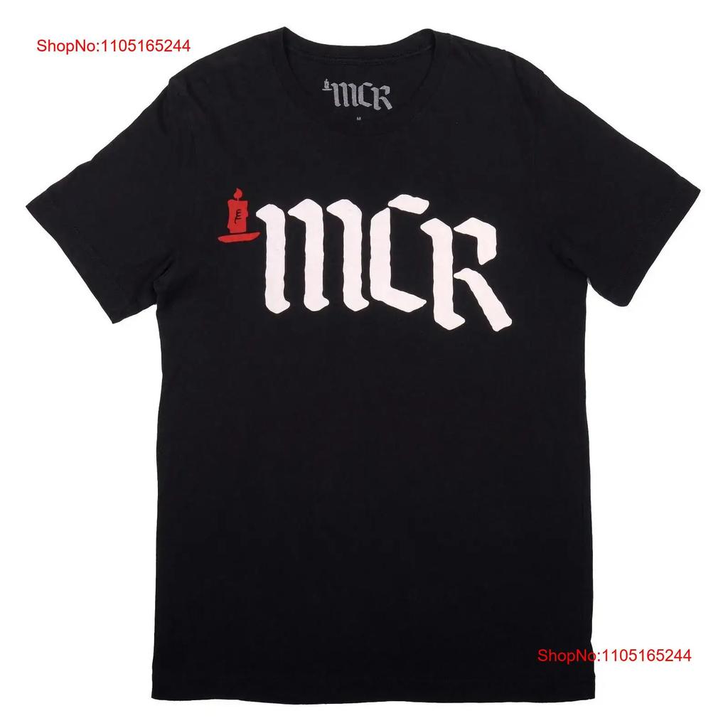 Mcr My Chemical Rounisexce Candle Flame Black Band T Shirt Size Medium Vintage Top For Everyday Wear Homme Stylish Unisex