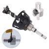 20mm Size Vertical Drill Guide Ergonomic Handle Straight Hole Drilling Fixture  For Bench Use