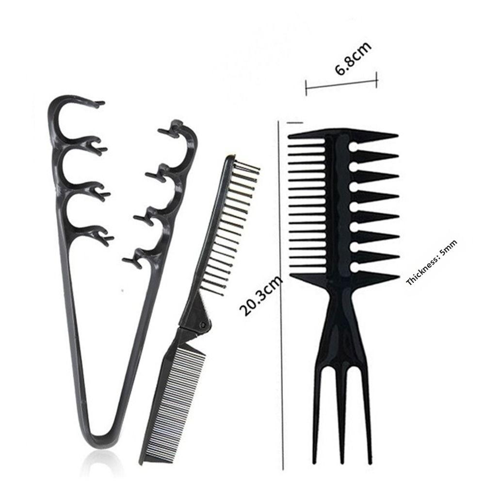 Lightweight Hair Combs Easy To Clean Hair Slit Comb New Curly Volumizer Hairline Comb