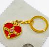 Keychain Sailor Moon Cosmic Heart Compact Strap Gold Daishin [Dishcloth Included]