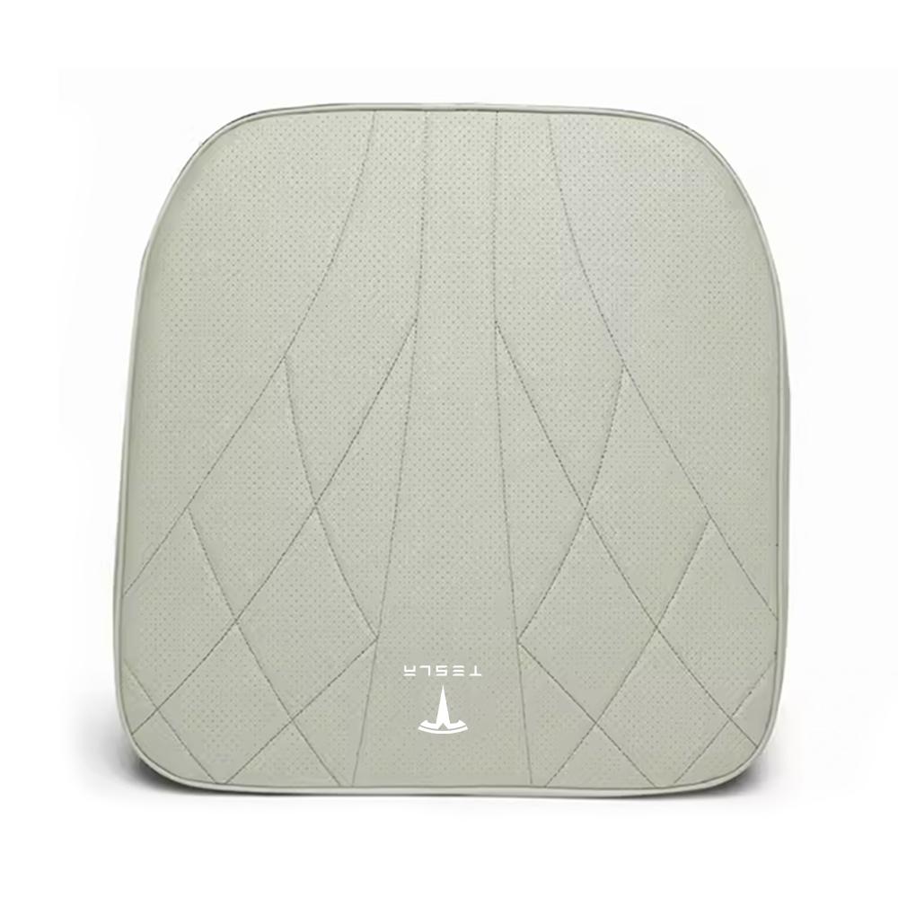 Car Leather Seat Headrest Lumbar Back Support Cushion Neck Pillow For Tesla Model 3 Model Y Model S X Cybertruck Roadster SpaceX
