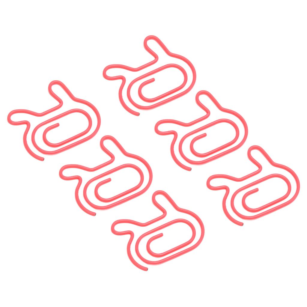 100pcs Paper Clips Increased Slip Resistance Rust Prevention Plating Process Exquisite Office Paper
