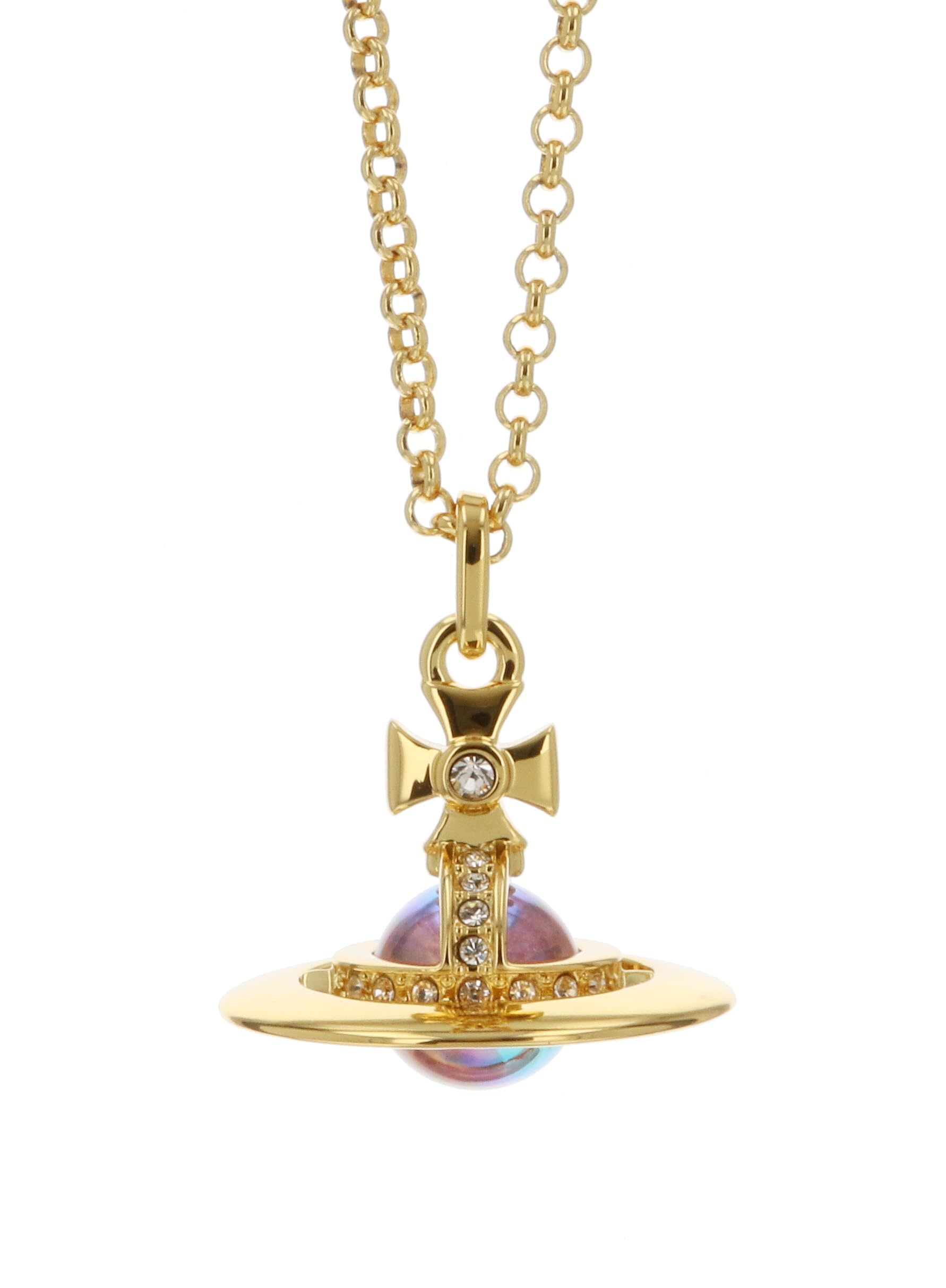 

Vivienne Westwood NEW TINY ORB Necklace Brass Women s 63020097/02R861 [Used] золотий