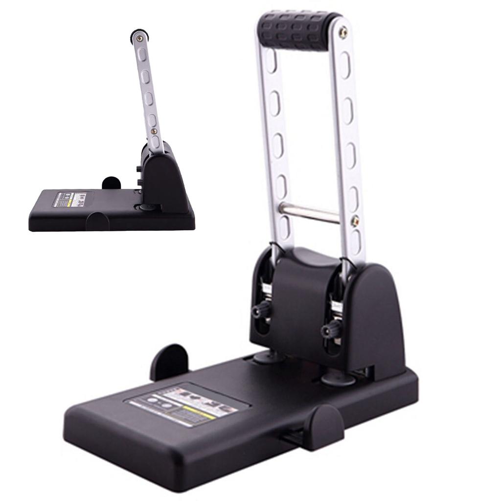 2 Hole Punching Machine Heavy Duty Metal Plastic 100 Sheets Thickened Office Hole Punching Machine