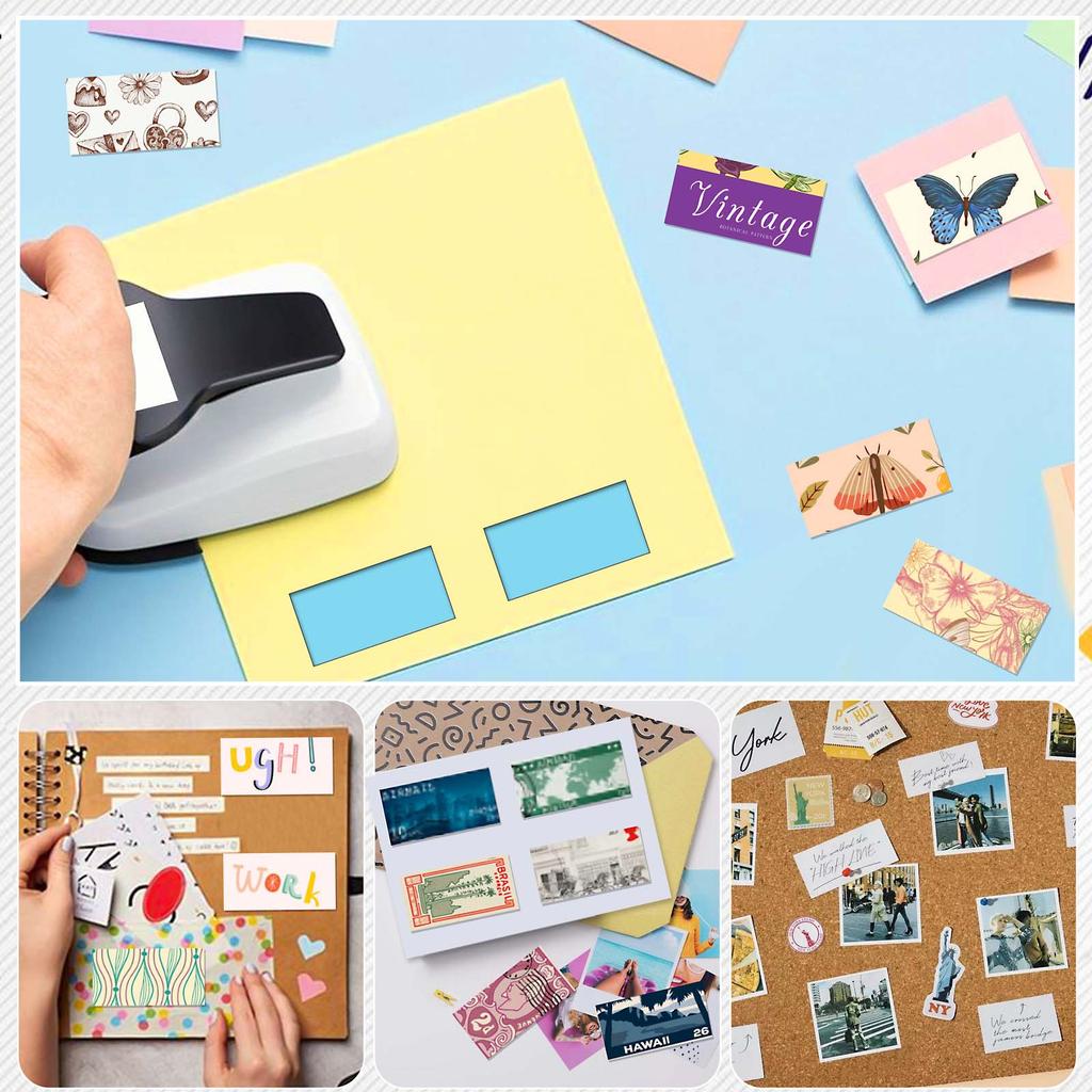 Rectangular Paper cutter tool for crafts Hole Punchers 50mm 38mm 25 mm Rectangle Shapes for paper craft scrapbook card making