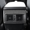 For Toyota 4runner 2010- Carbon Fiber Rear Central Air Vent Panel Trim Frame Car Accessories Interior Decorative Stickers