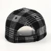 Vintage Plaid Adjustable Baseball Cap, Polyester Knit Fabric, Lightweight, Hand Washable, with Adjustable Closure for Women, Christmas Occasion Themed