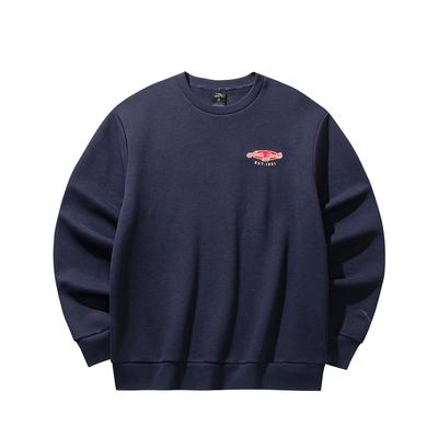 Retro Lifestyle Series Pullover Sweatshirt Spring 2026 Men Sweatshirt Zeus-Blue 152618703S-5