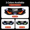 Night Driving Solar LED Warning Light for Cars and Motorcycles, Suction Cup Vehicle Lamp for Parking Visibility Support