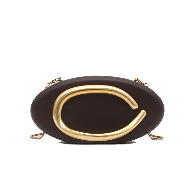 

2025 Нова кругла коробка Ручна сумка для вечері Міні маленька сумка Жіноча вінтажна металева ручка Ланцюжок Кросбоді Сумка-коробка