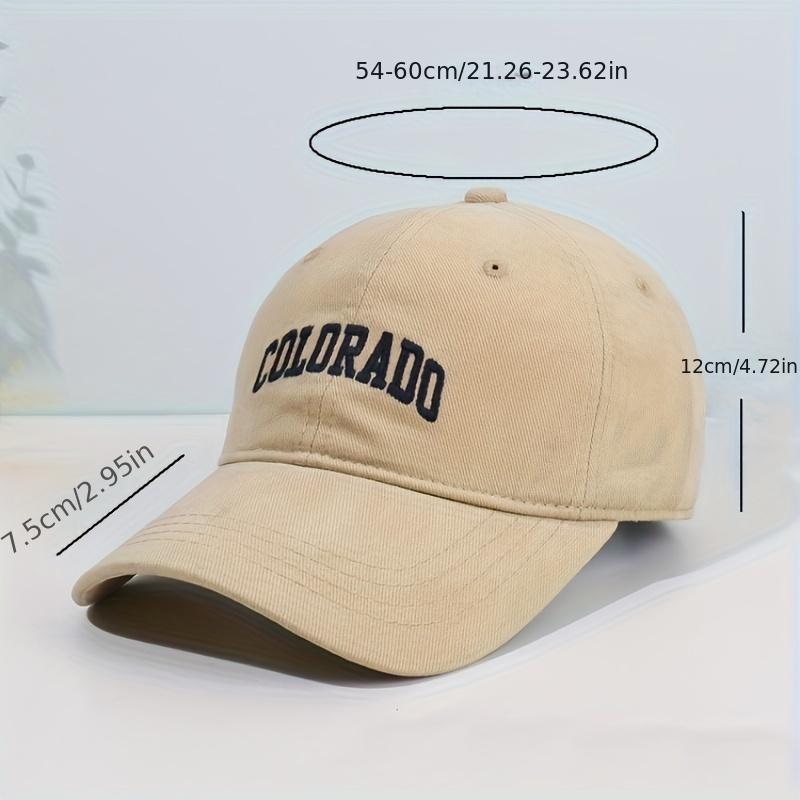 Embroidered Letter Baseball Caps, Men's and Women's Versatile Face-showing Caps, Four-season Outings, Casual Summer Sports Visor