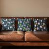 Cartoon Llama Pattern Cushion Cover Soft Reversible Durable Pillow Cover MultiScene Use for Home Car Daily Comfort