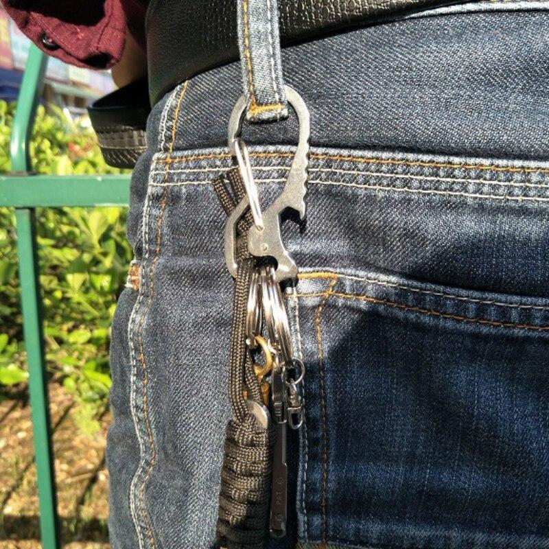 Outdoor-Sport Erholung Frühling Rucksackverschluss Bergsteigen Schlüsselanhänger Camping Flaschenhaken Taktische Überlebensausrüstung