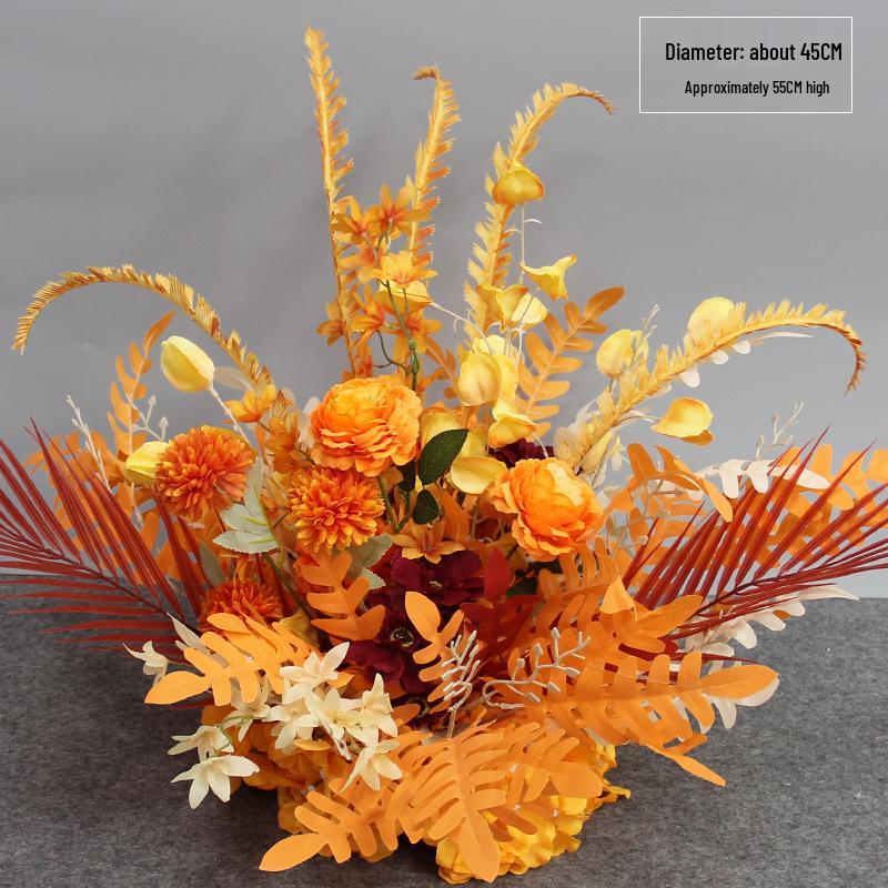 Artificial Wedding Aisle Flowers: Hotel Table Arrangements & Decorative Flower Balls for Stage and Welcome Area