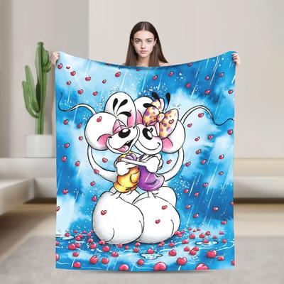Cartoon D-Diddl Weiche Decke Studenten Plüsch Überwurfdecke Lustige Couch Bett Flanell Bettwäsche Sofa Bettbezug