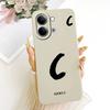 For Vivo Y05 4G Case Y11d Y11 5G Cover Lucky A-Z Letters Soft Silicone Coque Phone Case For Vivo Y21 5G V2553 Cases