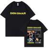 Rapper Don Omar New Graphics T-shirts Mens Womens Double Sided Print Short-sleeved Summer Loose O-Neck Cotton Hot Sale Tee Shirt