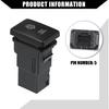 Power Push Button Switch with Connector Wire for Toyota Landcruiser 4Runner / Car Interior LED Light on Off Switch Panel/Waterproof / 1 Set Blue