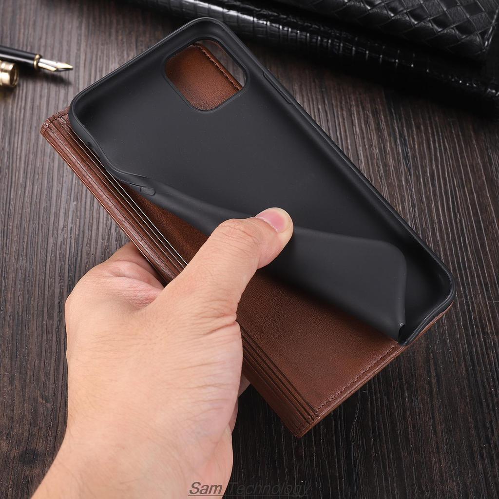 Deluxe Magnetic Adsorption Leather Fitted Case for OPPO Realme 9 5G Realme9 5G 6.6" Flip Cover Protective Case Capa Fundas Coque