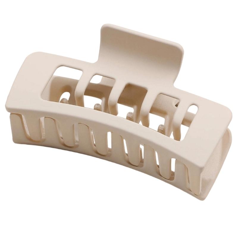 Square Plastic Hair Claw Clip For Women Secure Grip Lightweight Hair Accessory Hairpin For Comfort And Styling