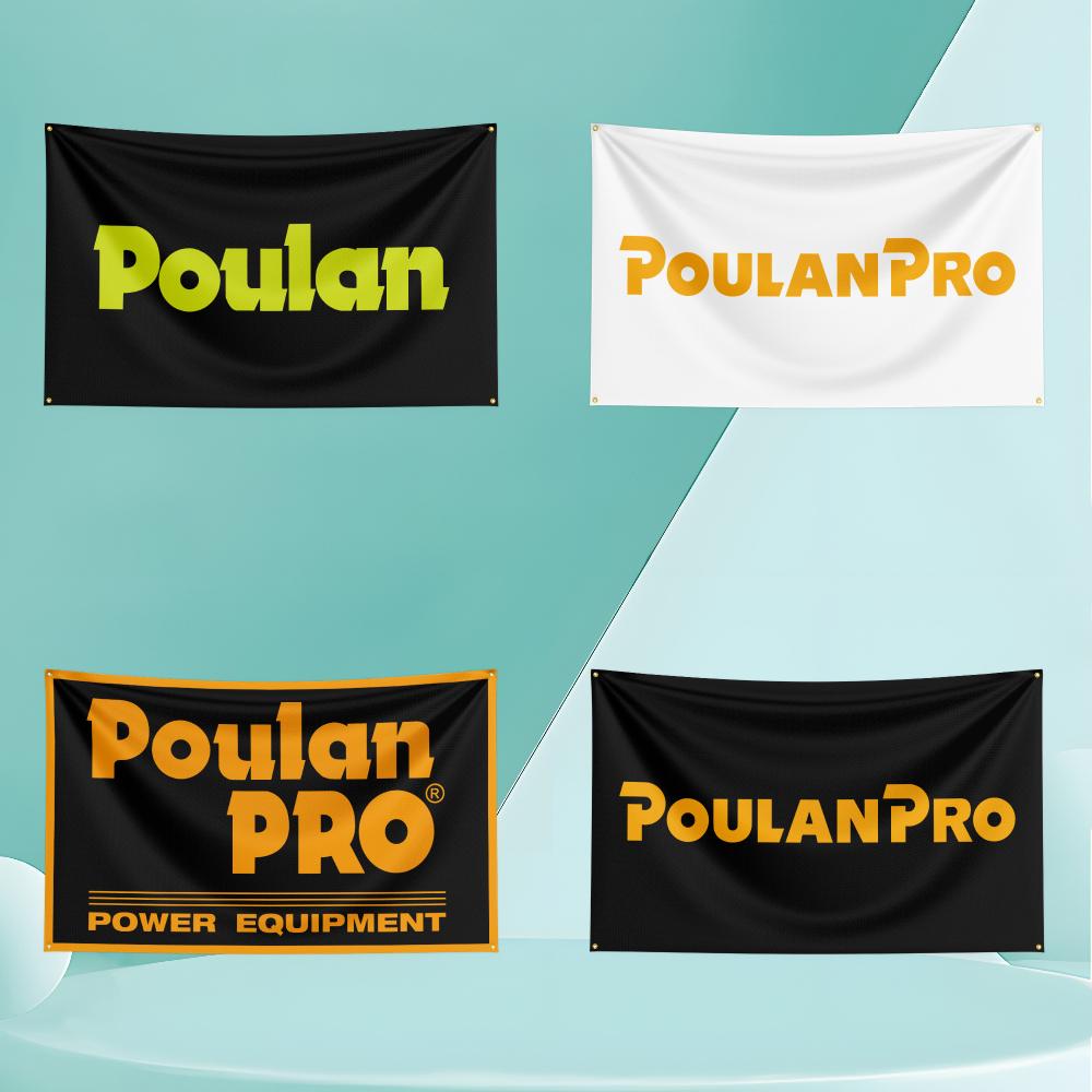 P-Po-u-lan P-pro Tool Flag Polyester Printed Cars Flags Custom Banner Tapestry for Room Garage Decor Power Tools Flag