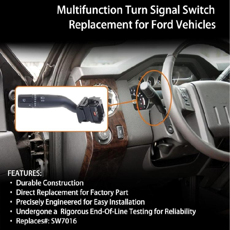 SW7016 CBS2272 Windshield Wiper Control Switch Turn Signal Switch for F150 F250