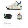 Nike Team Hustle D 11 Comfortable Versatile Shock Absorption Support Low Top Running Shoes Kids Sneaker Off-White HQ1188131