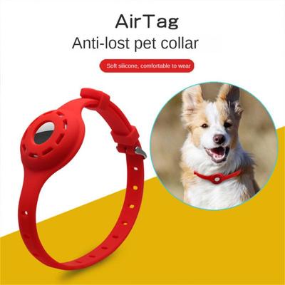 New Silicone Anti-Lost Pet Cat Collar For The Airtag Protective Tracker Anti Lost Positioning Collar Adjustable Pet Collar
