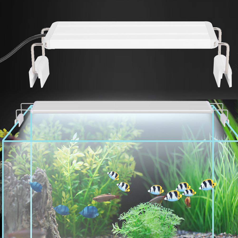 GX K200 ABS Plast Enkelt Utsøkt Akvarium LED Brakettlys Akvarium Vannplanter Klemme På Lampe