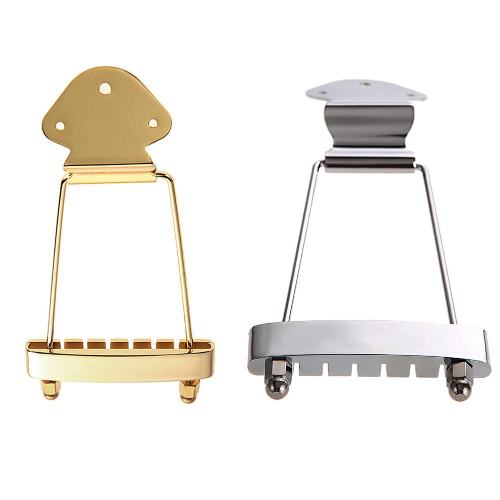 6-Saitige Akustikgitarren-Saitenzugbrett mit Schrauben Gitarrensteg Saitenzugbrett Fixierplatte für Akustikgitarre