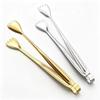 Gold 304 Stainless Steel Food Tongs - Ideal for Steaks, Barbecue, Buffets, Restaurants, Towels, and Ice Cubes.