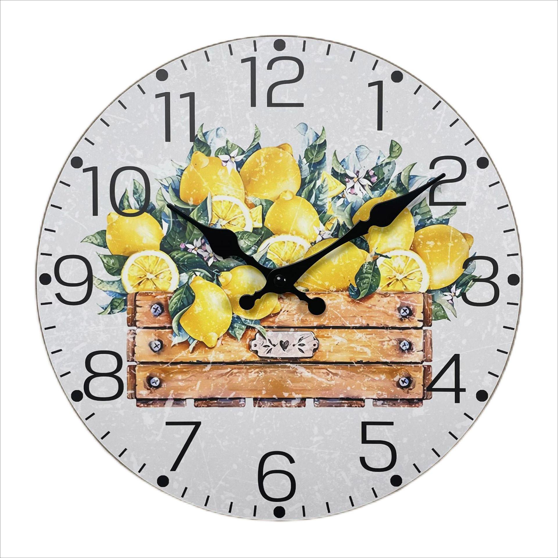 

12 Ретро Деревянные Настенные Часы для Гостиной - Бесшумный Дизайн