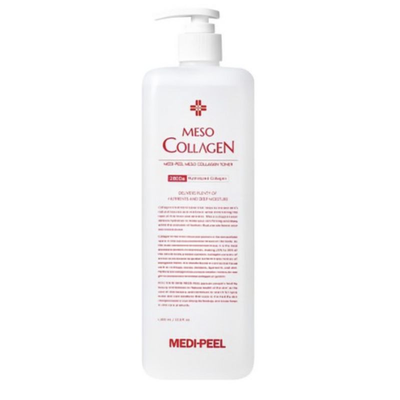MEDI-PEEL Meso Kollagen Toner 1L Jumbo-Größe Straffender Feuchtigkeitsspendender Gesichtstoner 1 Stück
