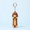 Small Woody Together Mini Silicone Holder Keyring
