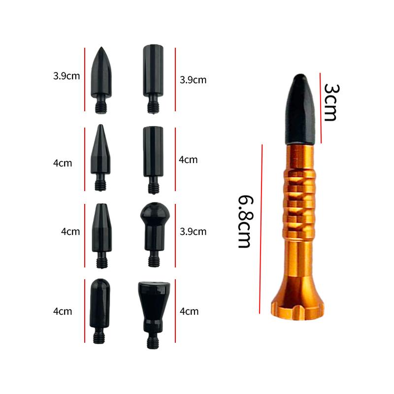 Factory Direct Sales Accept Customized Orders Car Dent Repair Tool Tapping Pen Bring 8 Replacement Heads DIY Dent Remover