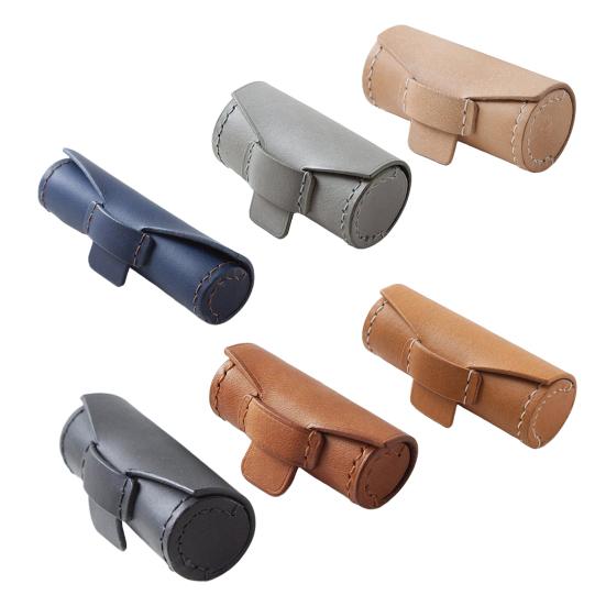 Lip Balm Holder Faux Leather Lipstick Sleeve Reusable Lip Balm Protector Wallet Lipstick Case for Ladies Handbag Clutch Bag