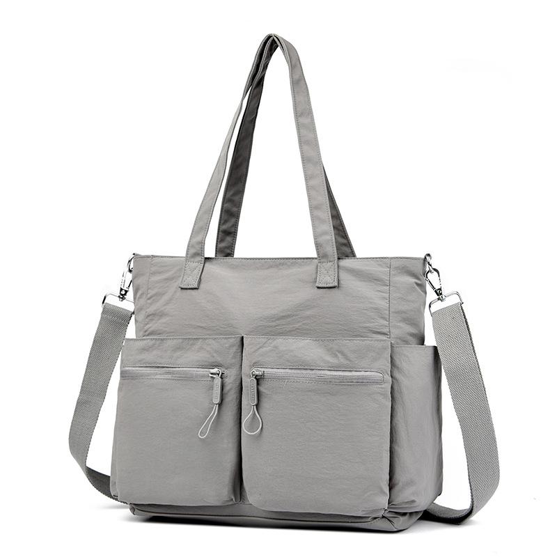 Ultra Light Single Shoulder Tote Bag with Large Capacity for Carrying Mommy's Confinement Bag, Waterproof Crossbody Bag, Nylon Cloth Bag