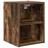 Hanging Cabinet Smoked Oak 30 X 29.5 X 40 Cm Engineered Wood