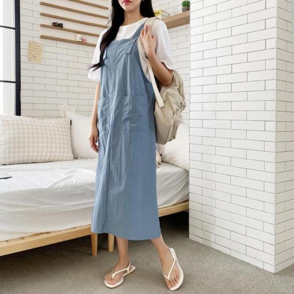New ArrivalS Open Run Lipmakkel Long Front Pocket DreSS SuSpender Women S