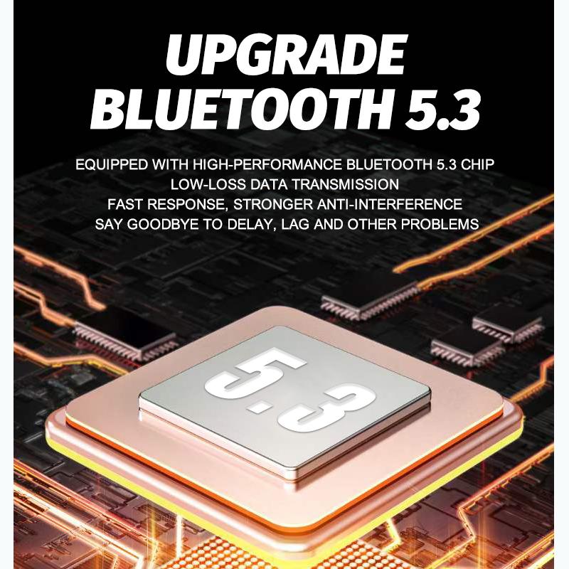 VAORLO Bluetooth 5.3 Audio Receiver+Coaxial DAC Converter+USB U-Disk Play+6.5 Micrphone Karaoke Wireless Adapter 3.5MM AUX RCA