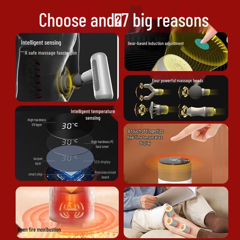 Hezheng Full-Body Relaxation Massager Gift Set