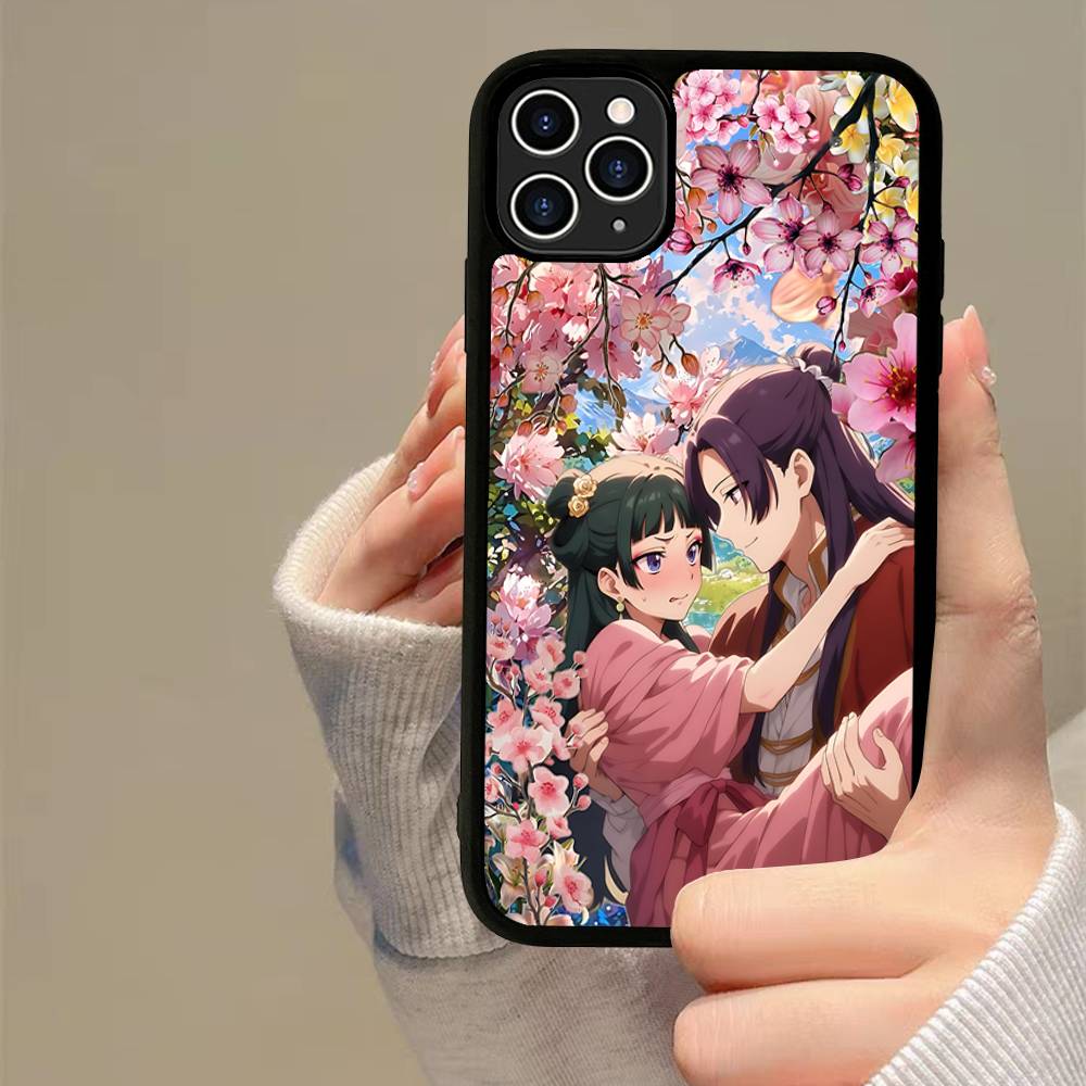 A-Apothecary D-Diaries Maomao Phone Case Silicone PC+TPU For For iPhone 11 12 13 14 15 16 Plus Pro Max Cover