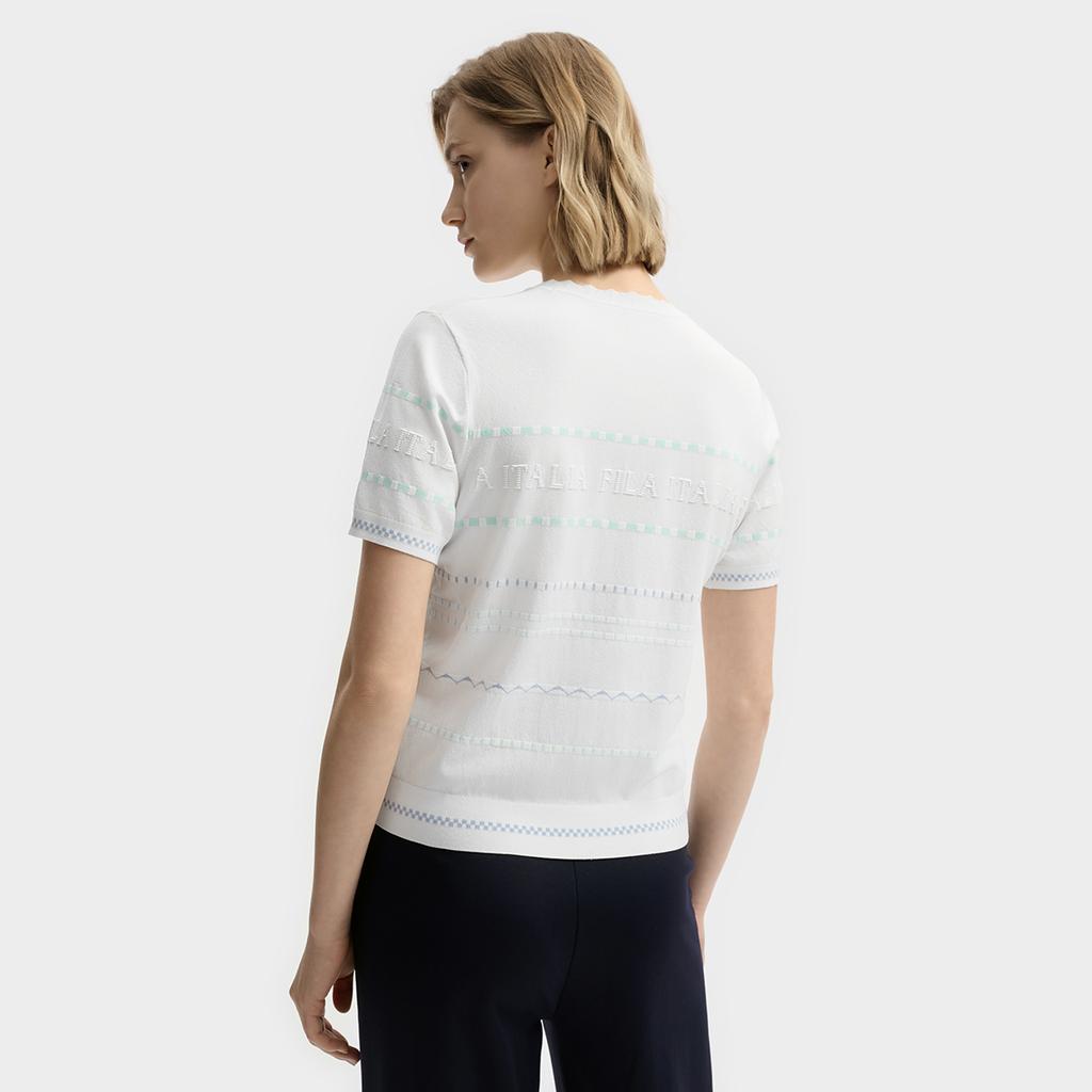 New FILA Knitwear Women's Standard White F11W523405F-WT