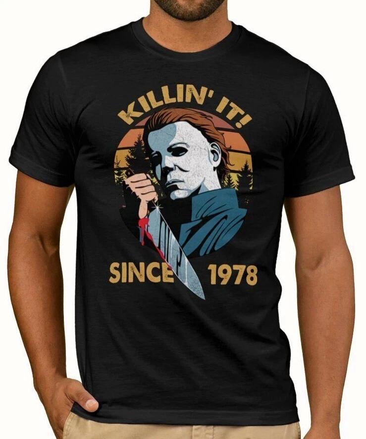 KILLIN IT SINCE 1978 Black T-Shirt | HALLOWEEN Tee Christmas Gift Top T Shirt 3XL
