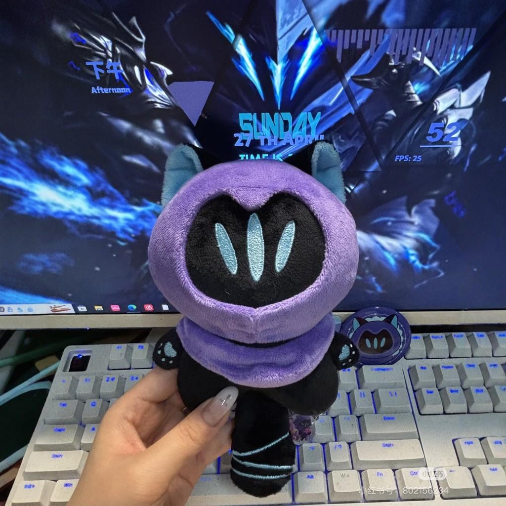 Valorant Omen Cat Plush Toy With Soft Pp Cotton For Fans Collectible Gift