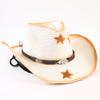 Popular Western Cowboy Straw Hat Men's and Women's Fashion Shade Straw Hat Classic Outdoor Western Cowboy Hat