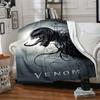 1pc Venom Moonlit Transformation flannel Blanket for Super Soft Cute Comfort Blanket for Travel Bedding Couch Sofa Blanket Y82524