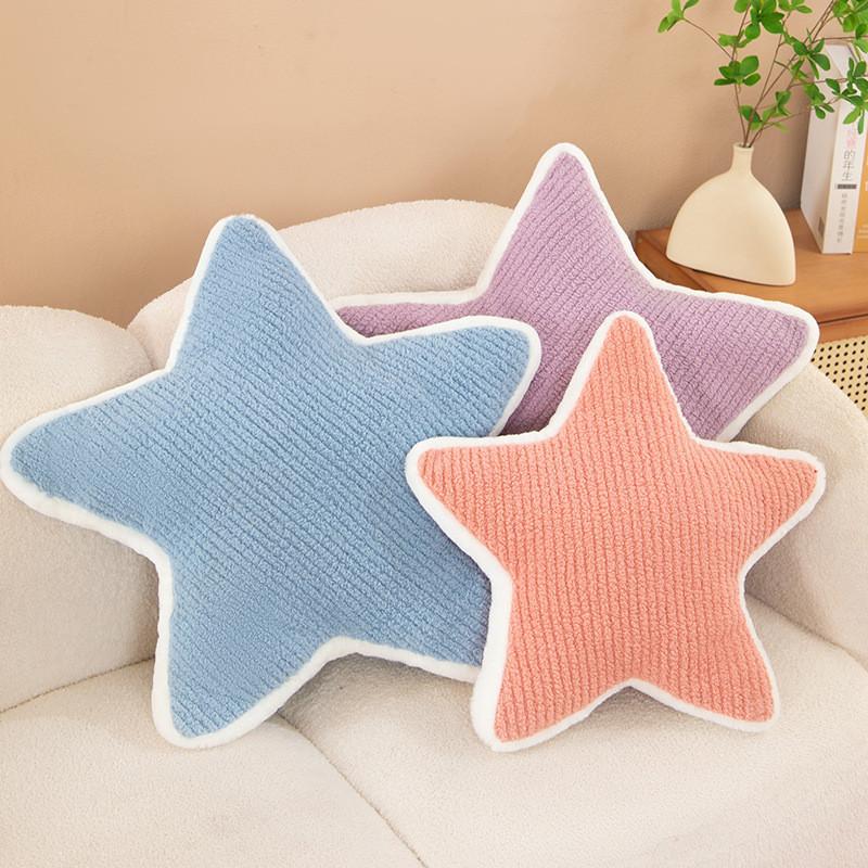 Nordic Rainbow Plush Star Cushion For Kids Room Decor And Lounge Comfort