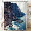 Ocean Wave Shower Curtain Coastal Beach Sea Landscape Nature Bathroom Decor Waterproof Fabric Art Print