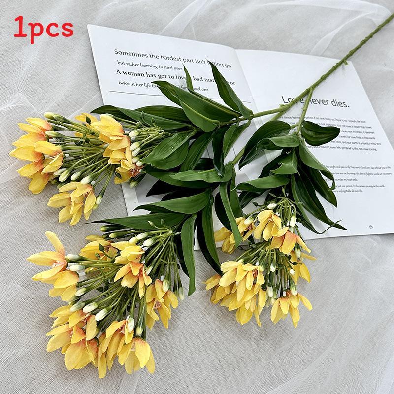 Artificial Jasmine Wedding Flower Bouquet For Bridal Decor Photography Prop Use